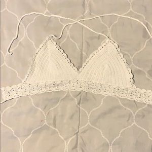 Crocheted Bralette/Bikini Top